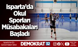 Isparta’da Okul Sporları Müsabakaları Başladı