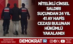 Nitelikli Cinsel Saldırı Suçundan 24 Yıl 41  Ay Hapis Cezası Bulunan Hükümlü Yakalandı