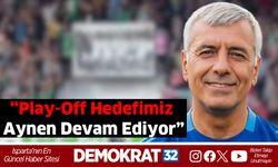 “Play-Off Hedefimiz Aynen Devam Ediyor”