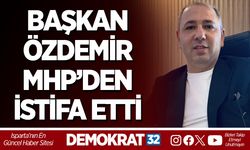 BAŞKAN ÖZDEMİR MHP’DEN İSTİFA ETTİ