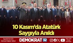 10 Kasım’da Atatürk Saygıyla Anıldı
