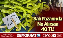 Salı Pazarında Ne Alırsan 40 TL!
