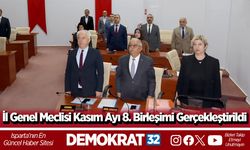İl Genel Meclisi Kasım Ayı 8. Birleşimi Gerçekleştirildi