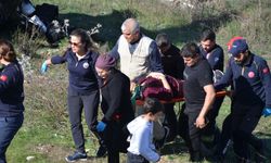 Otomobil şarampole yuvarlandı: 3 yaralı