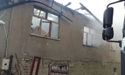 Burdur'da ev yangını