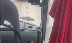 Burdur'da yolcu otobüsünün trafik güvenliğini tehlikeye sokan sürücüye ceza