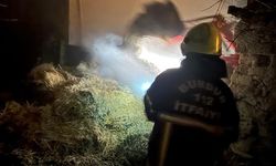 Burdur'da çıkan yangında 2 bine yakın saman balyası zarar gördü