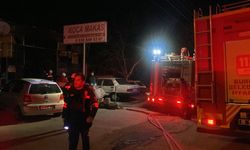 Burdur'da oto yıkamacıda yangın