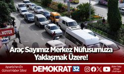 Araç Sayımız Merkez Nüfusumuza Yaklaşmak Üzere!