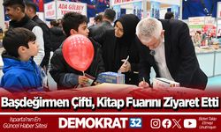 Başdeğirmen çifti, kitap fuarını ziyaret etti