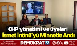 CHP yönetimi ve üyeleri İsmet İnönü’yü Minnetle Andı