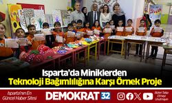 Isparta’da Miniklerden Teknoloji Bağımlılığına Karşı Örnek Proje