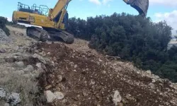 İncesu Köyü’nde Ağalan Yolunda Genişletme Çalışmaları Başladı