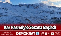 Kar Hasretiyle Sezona Başladı