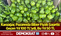 Karaağaç Pazarında Biber Fiyatı Şaşırttı: Geçen Yıl 100 TL’ydi, Bu Yıl 50 TL