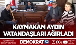 KAYMAKAM AYDIN VATANDAŞLARI AĞIRLADI