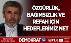 ÖZGÜRLÜK, BAĞIMSIZLIK VE REFAH İÇİN HEDEFLERİMİZ NET