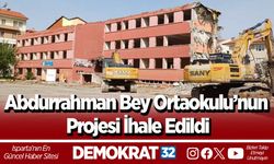 Abdurrahman Bey Ortaokulu’nun projesi ihale edildi