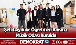 Şehit Aybüke Öğretmen Anısına Müzik Odası Kuruldu