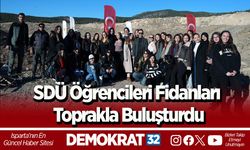 SDÜ Öğrencileri Fidanları Toprakla Buluşturdu