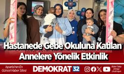 Hastanede Gebe Okuluna Katılan Annelere Yönelik Etkinlik