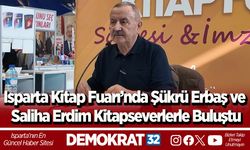 Isparta Kitap Fuarı’nda Şükrü Erbaş ve Saliha Erdim kitapseverlerle buluştu