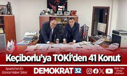 Keçiborlu’ya TOKİ’den 41 Konut