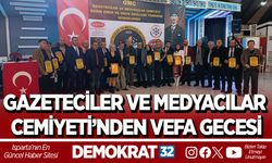 GAZETECİLER VE MEDYACILAR CEMİYETİ’NDEN VEFA GECESİ
