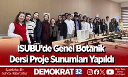 ISUBÜ’de Genel Botanik dersi proje sunumları yapıldı