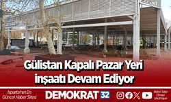 Gülistan Kapalı Pazar Yeri inşaatı Devam Ediyor