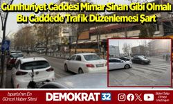 Cumhuriyet Caddesi Mimar Sinan Gibi Olmalı Bu Caddede Trafik Düzenlemesi Şart