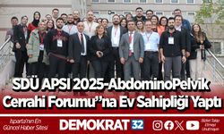 SDÜ APSI 2025-AbdominoPelvik Cerrahi Forumu”na Ev Sahipliği Yaptı