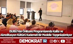 ISUBÜ’nün Önlisans Programlarında Kalite ve  Akreditasyon Kültürü Kademeli Bir Modelle Yaygınlaştırılıyor