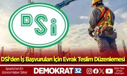 DSİ’den İş Başvuruları İçin Evrak Teslim Düzenlemesi