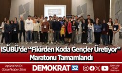 ISÜBÜ’de “Fikirden Koda Gençler Üretiyor” maratonu tamamlandı