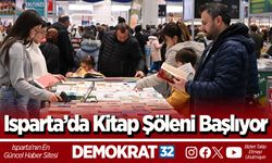 Isparta’da kitap şöleni başlıyor