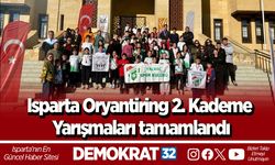 Isparta Oryantiring 2. Kademe Yarışmaları tamamlandı