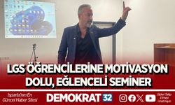 ISPARTALI TARİHÇİ MEHMET CELAL ÖZYILDIZ’DAN LGS ÖĞRENCİLERİNE MOTİVASYON DOLU, EĞLENCELİ SEMİNER