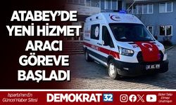 ATABEY’DE YENİ HİZMET ARACI GÖREVE BAŞLADI