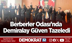 Berberler ve Kuaförler Odası’nda Demiralay Güven Tazeledi