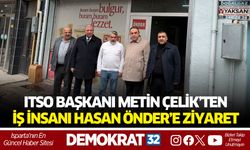ITSO BAŞKANI METİN ÇELİK’TEN İŞ İNSANI HASAN ÖNDER’E ZİYARET