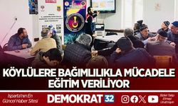 KÖYLÜLERE BAĞIMLILIKLA MÜCADELE EĞİTİM VERİLİYOR