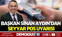 Başkan Aydın'dan Seyyar POS Uyarısı