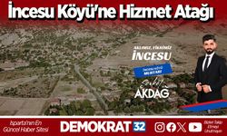 İncesu Köyü'ne hizmet atağı