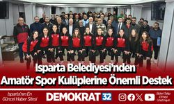 Isparta Belediyesi’nden amatör spor kulüplerine önemli destek