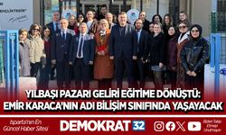 YILBAŞI PAZARI GELİRİ EĞİTİME DÖNÜŞTÜ: EMİR KARACA’NIN ADI BİLİŞİM SINIFINDA YAŞAYACAK