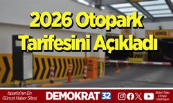 2026 Otopark Tarifesini Açıkladı