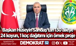Başkan Hüseyin Sarıdaş’tan 130 aileye 24 koyun, 1 koç dağıtımı için örnek proje