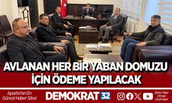AVLANAN HER BİR YABAN DOMUZU İÇİN ÖDEME YAPILACAK