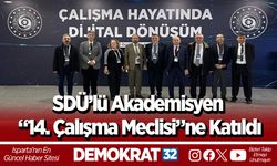 SDÜ’lü Akademisyen “14. Çalışma Meclisi”ne Katıldı